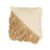 The Raffia Cotton Cushion Cover - Natural White - 40 x 40 cm