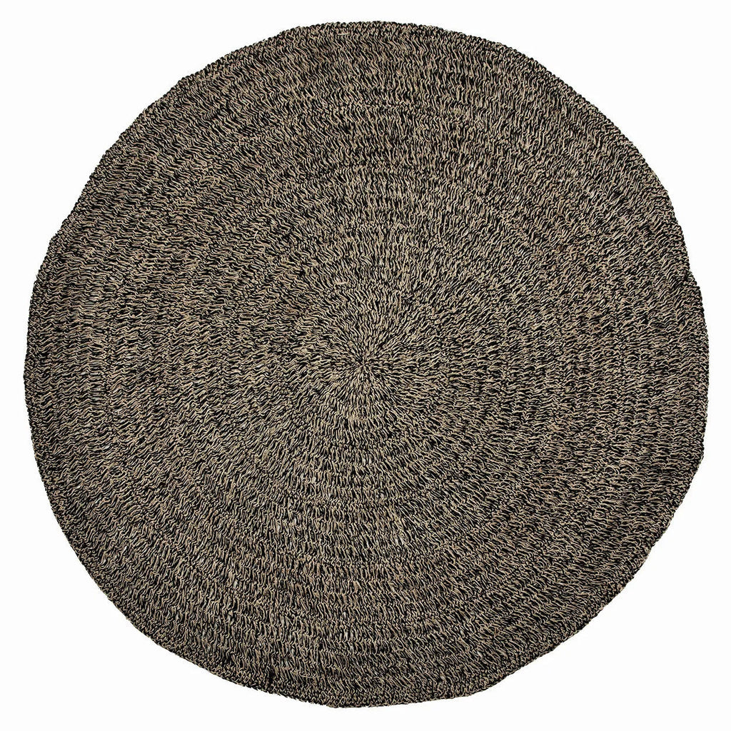 The Seagrass Carpet - Natural Black - Ø 200 cm