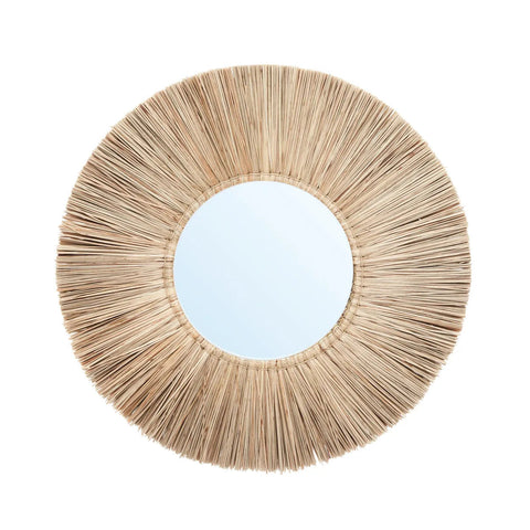 Alang Alang Mirror - Natural - Ø 45 cm