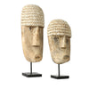 The Cowrie Mask on Stand - H 40 cm