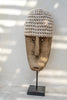 The Cowrie Mask on Stand - H 50 cm
