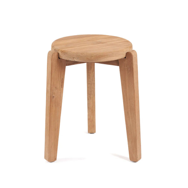 The Seseh Side Table - Natural, Teak - Outdoor, Ø 40 cm