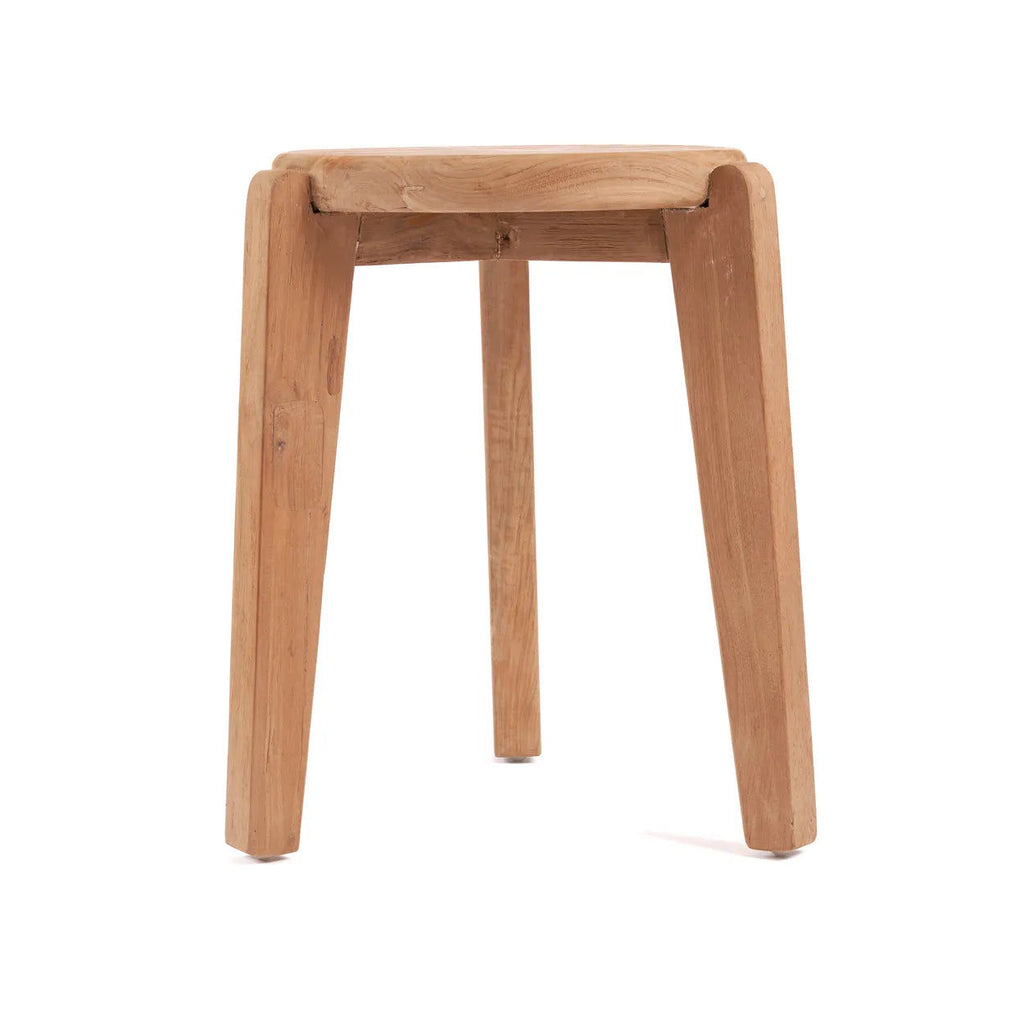 The Seseh Side Table - Natural, Teak - Outdoor, Ø 40 cm