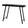 The Herringbone High Table - Black - 60 x 140 cm