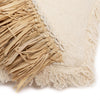 The Raffia Cotton Cushion Cover - Natural White - 40 x 40 cm