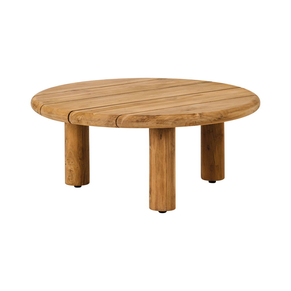 TEAK LOUNGE TABLE | RECYCLED TEAK | Ø 70 X H 30 CM