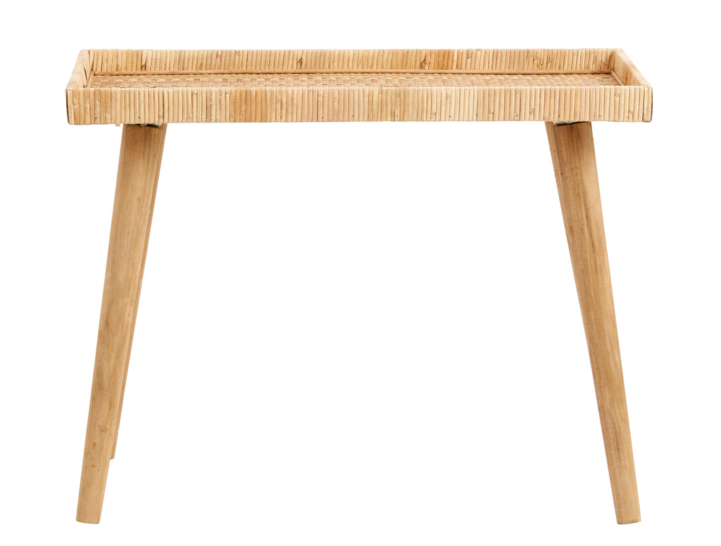 RIVAS side table, L, rattan, 33 x 70