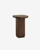 TOKE SIDE TABLE, DARK BROWN