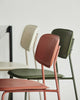 ESA DINING CHAIR, RUST RED