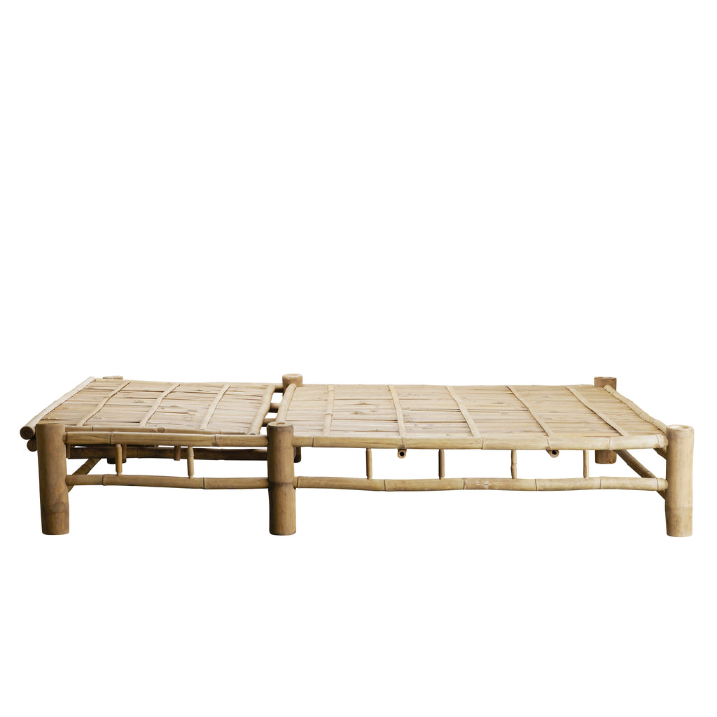 BAMBOO DOUBLE SUNBED | WHITE, SAND, GREY or BLACK MATTRESS