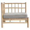 BAMBOO MODULE | WHITE, SAND, GREY or BLACK CUSHION | CORNER