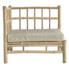 BAMBOO MODULE | WHITE, SAND, GREY or BLACK CUSHION | CORNER