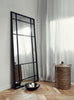 SPIRIT iron wall mirror, black