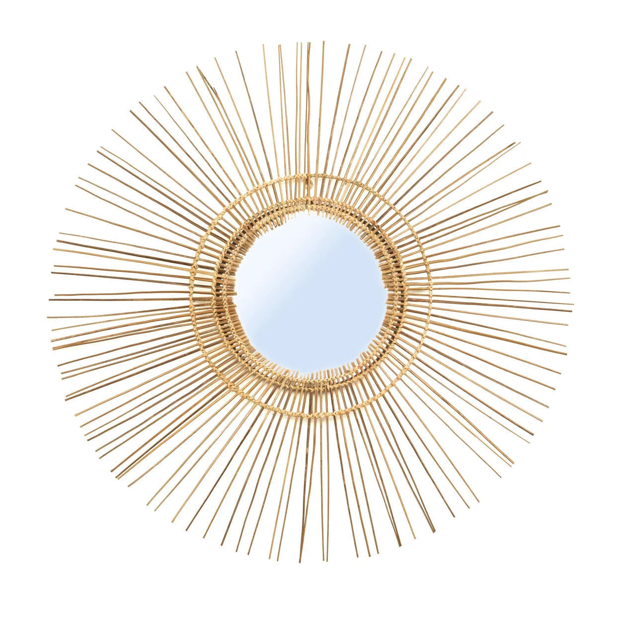 Tropical Mirror - Natural - Ø 80 cm