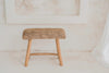 The Raffia Bench - Natural, Teak Wood, W 60 cm