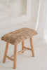 The Raffia Bench - Natural, Teak Wood, W 60 cm