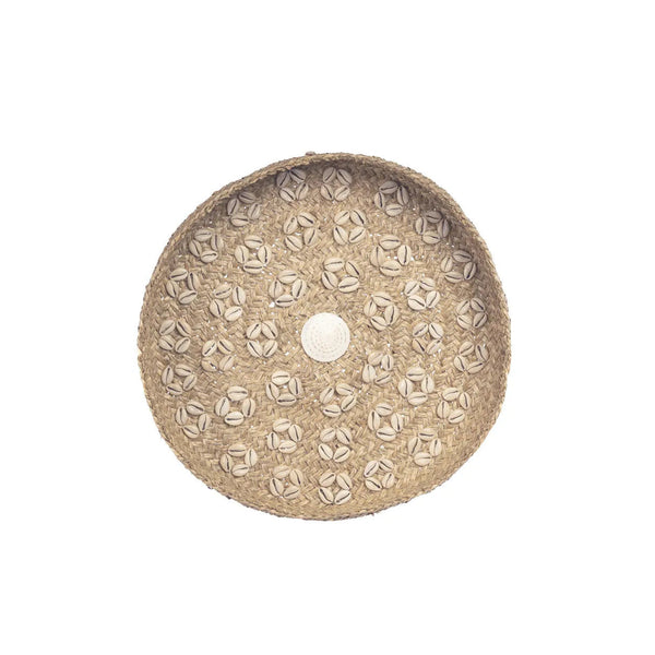 The Caribe Shell Plate - Natural White - Ø 42 cm