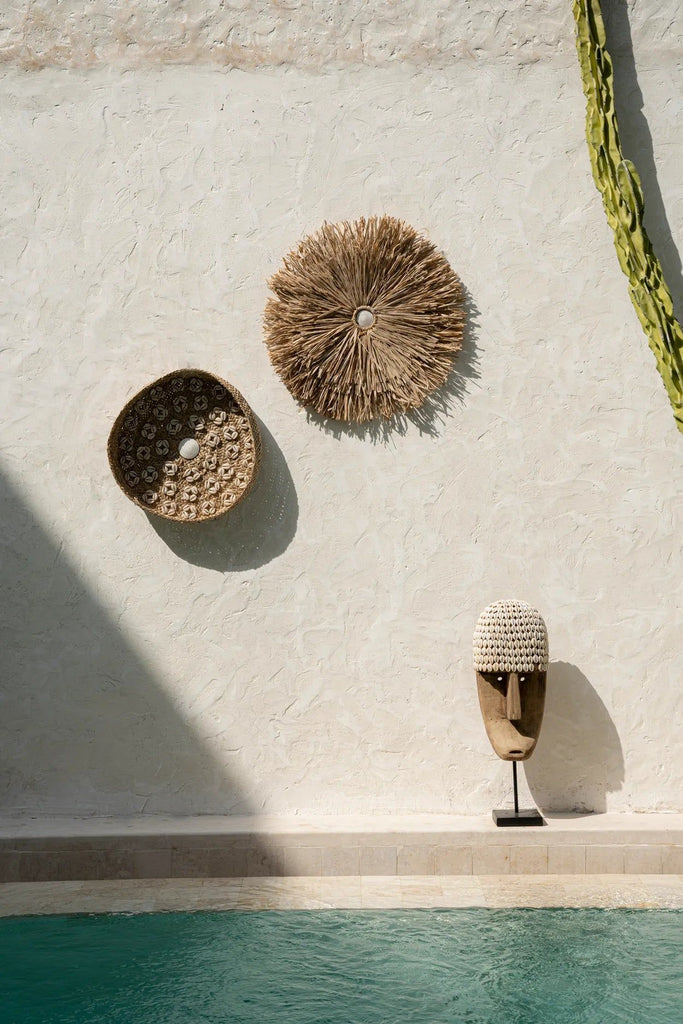 The Caribe Shell Plate - Natural White - Ø 42 cm