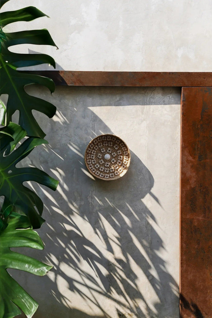 The Caribe Shell Plate - Natural White - Ø 42 cm