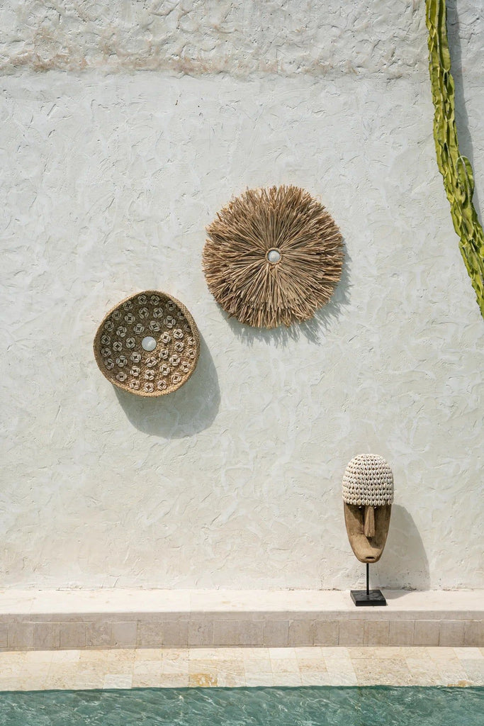 The Caribe Shell Plate - Natural White - Ø 42 cm