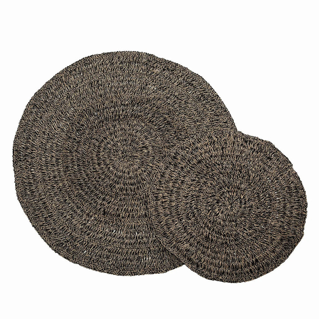 The Seagrass Carpet - Natural Black - Ø 200 cm