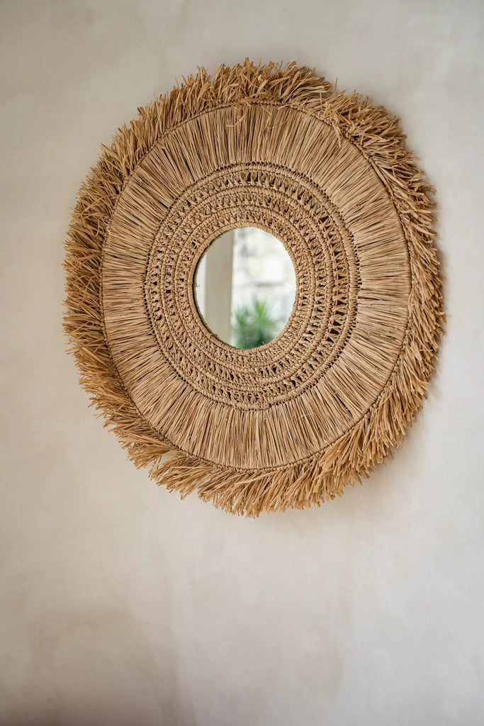 Yuki Mirror - Natural -Ø 70 cm