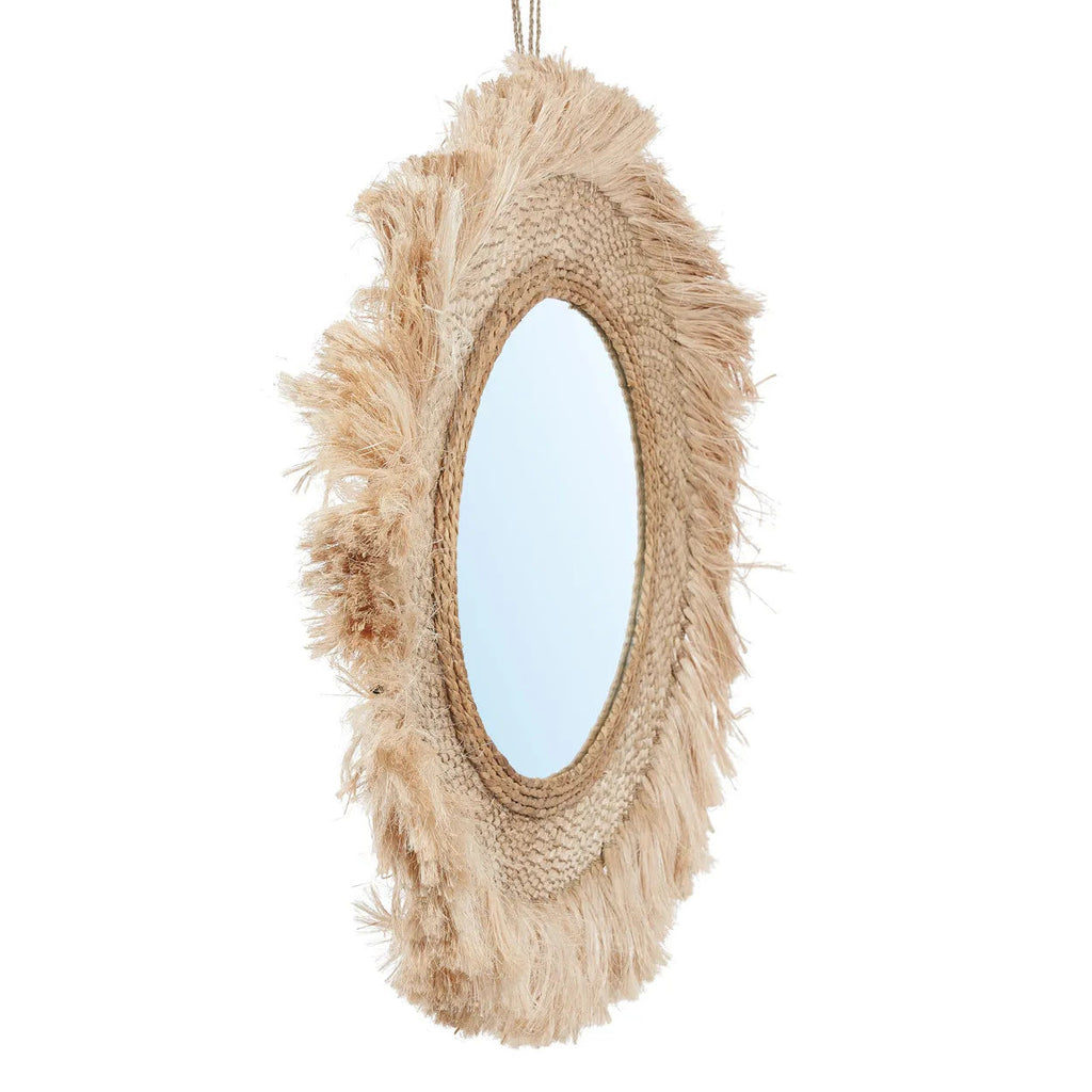 Capri Mirror - Natural - Ø 85 cm