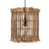 The Abaca Bird Cage Pendant - Natural - H 32 cm