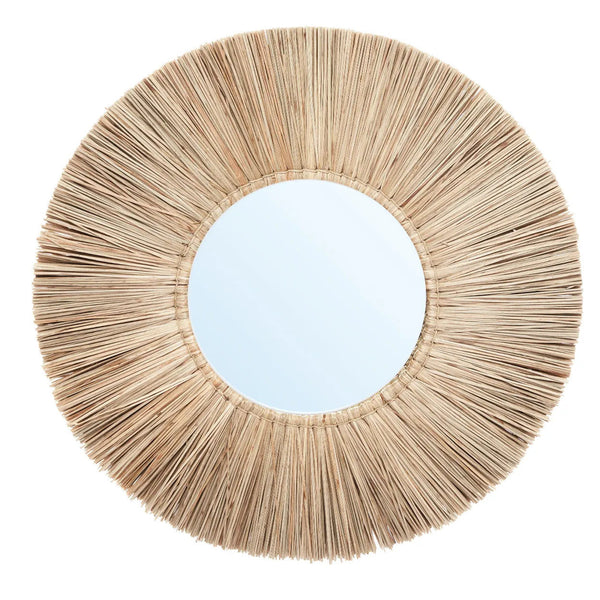 Alang Alang Mirror - Natural - Ø 50 cm