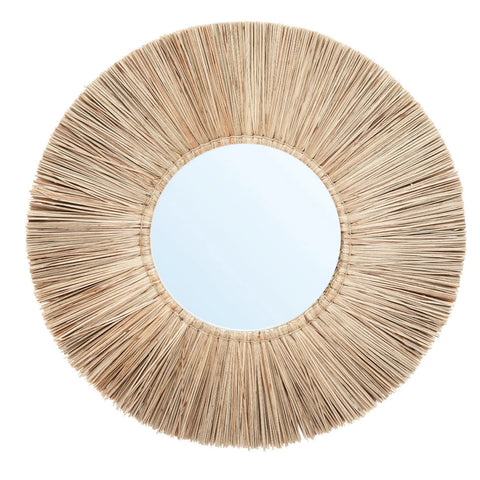 Alang Alang Mirror - Natural - Ø 50 cm