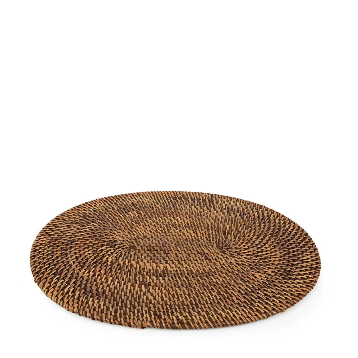 Colonial Placemat Oval- Natural Brown