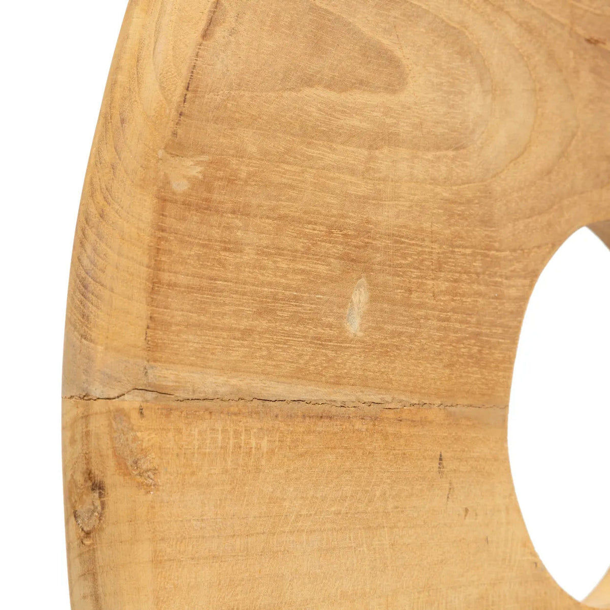 The Teak Disc on Stand - Ø 38 cm