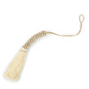 The Cowrie & Cotton Tassel - Natural, H 60 cm