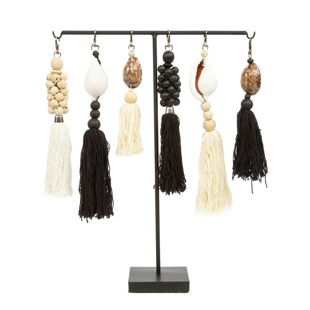 The Sumbawa Keychain - Black Brown, H 20 cm