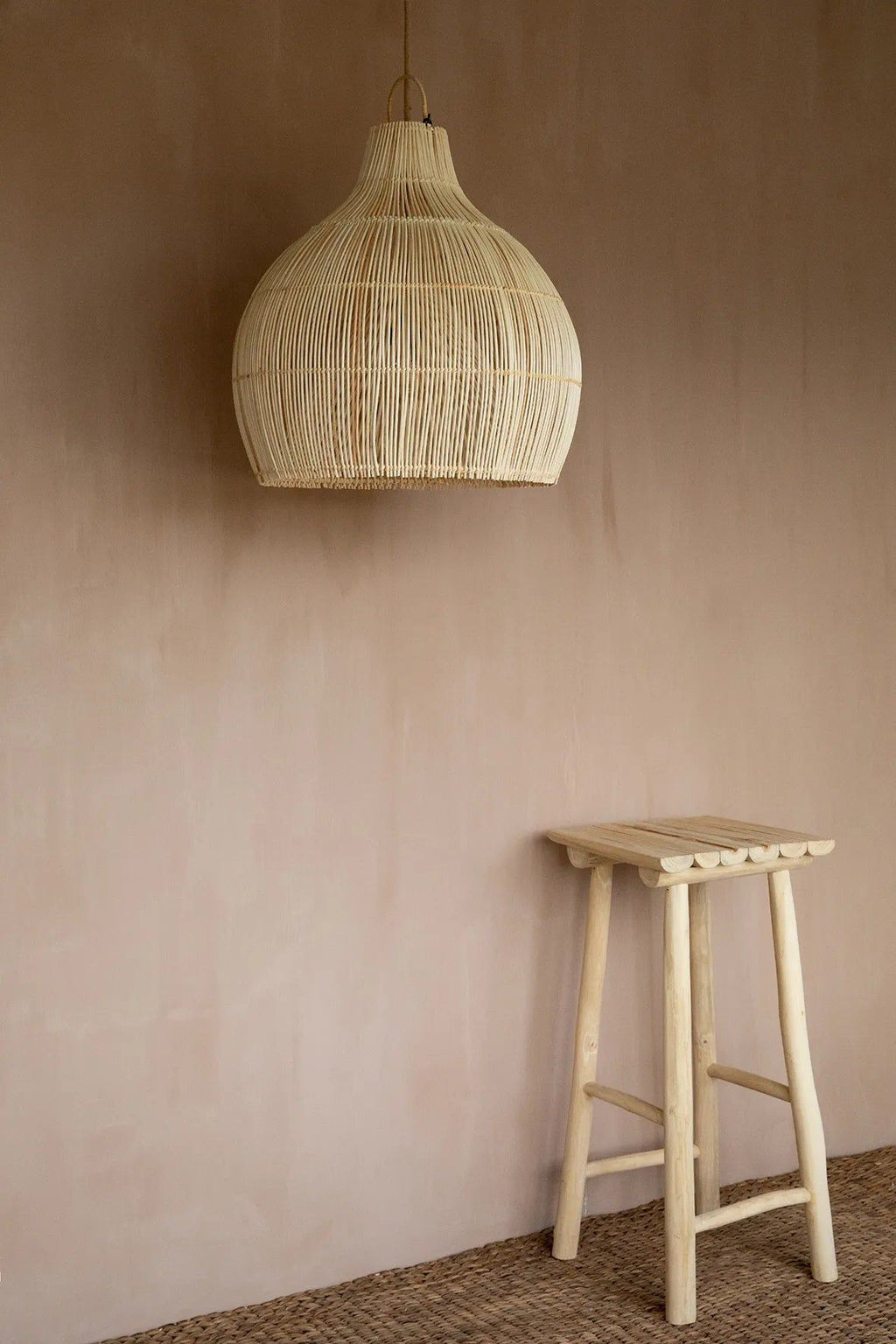 Lobster Trap Pendant - Natural - Ø 55, H 55 cm
