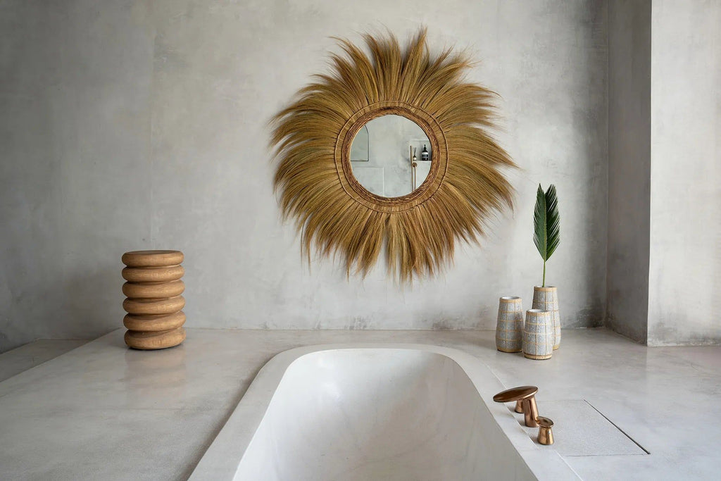 Mufasa Mirror - Natural - Ø 130 cm
