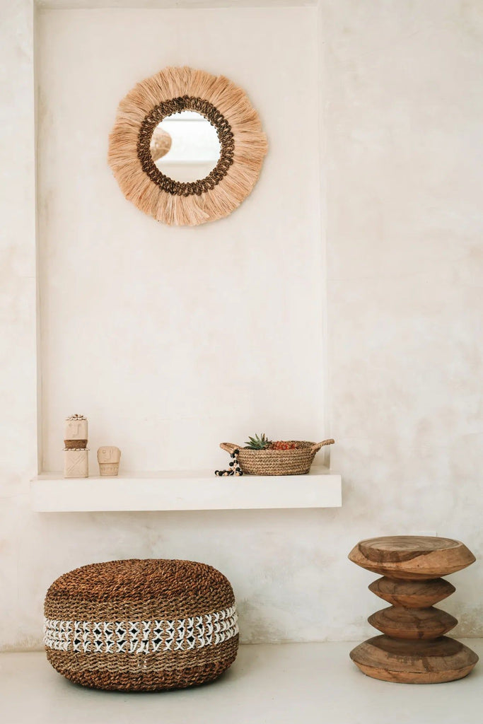Mowgli Mirror - Natural - Ø 60 cm