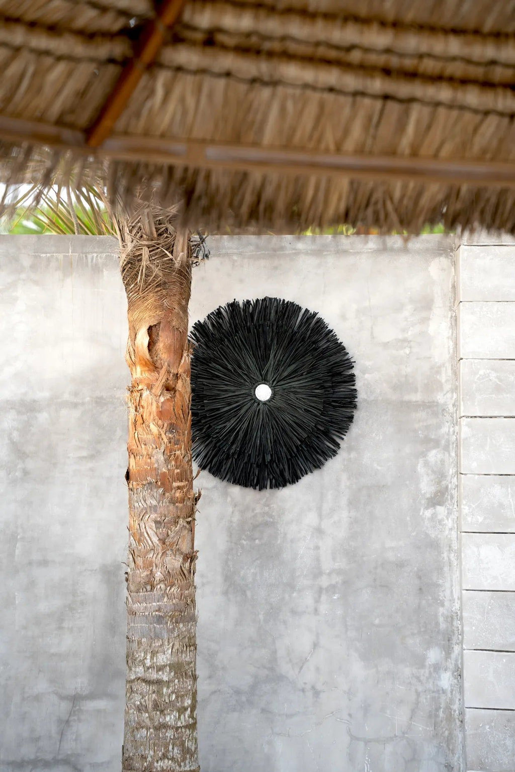 Raffia Juju - Black, Ø 50 cm