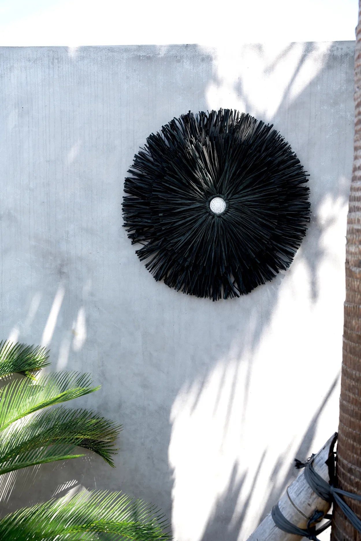 Raffia Juju - Black, Ø 50 cm