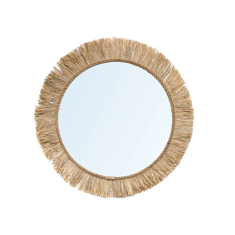 Tahiti Mirror - Natural- Ø 60 cm