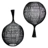 The Wonton Floor Lamp - Pendant - Black - Ø 50, H 80 cm