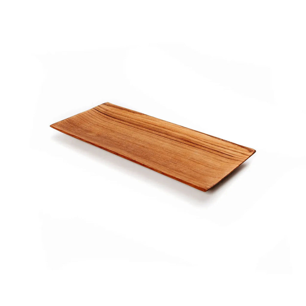 The Teak Root Sushi Plate - 12 x 26 cm