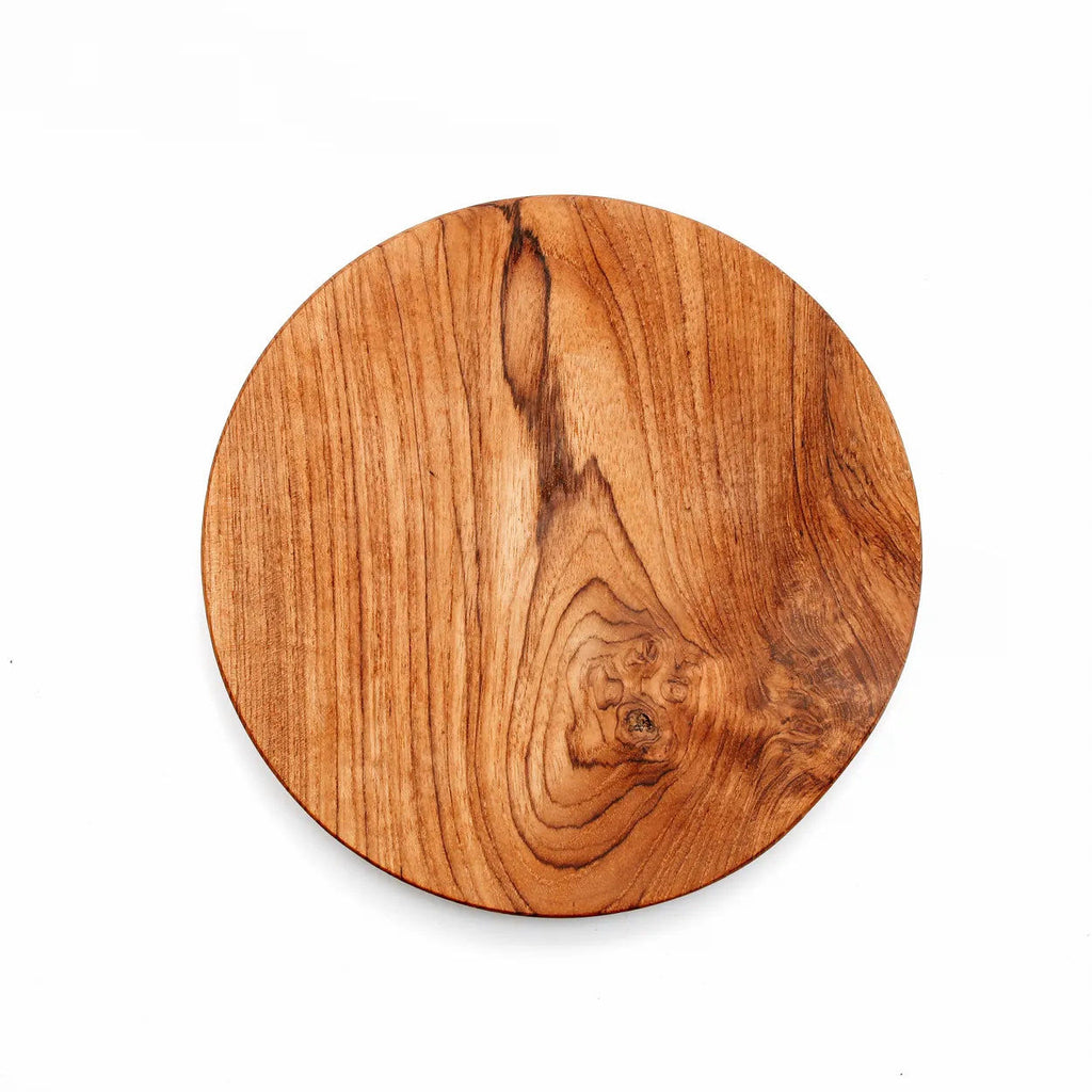 The Teak Root Round Plate - Ø 25 cm