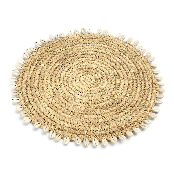 The Raffia Shell Placemat - Natural