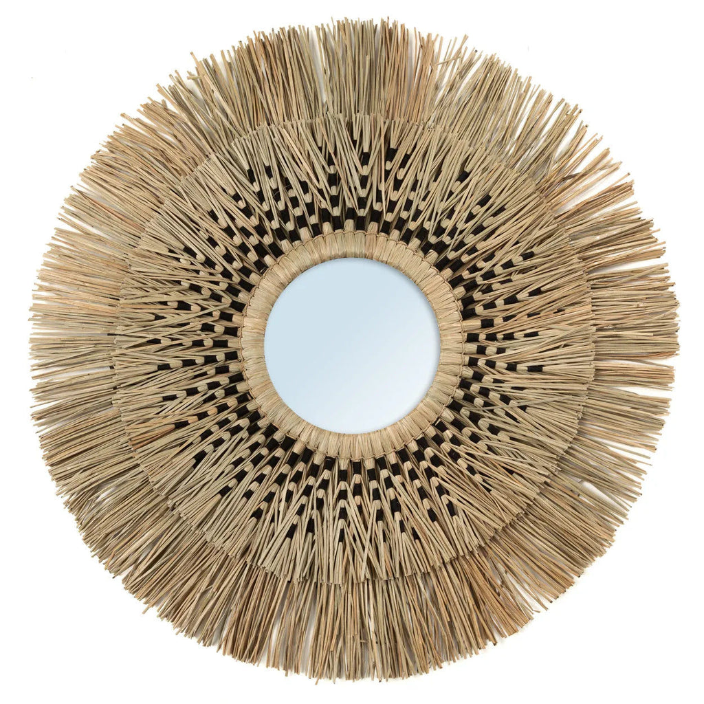 Havana Mirror - Natural Black - Ø 70 cm