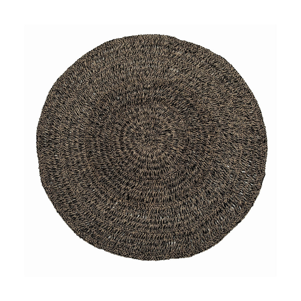 The Seagrass Carpet - Natural Black - Ø 150 cm