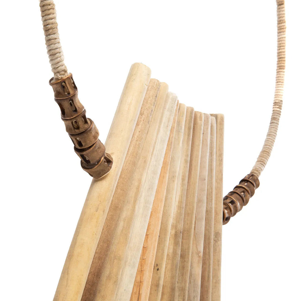 The Wooden Sticks On Stand - Natural, H 85 cm