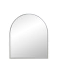 Arched mirror on a white background