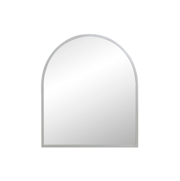 Arched mirror on a white background