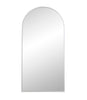 Arched mirror on a white background